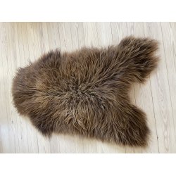 Islandske lammeskind brune