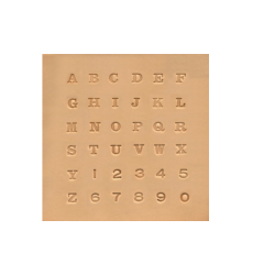 Alfabet- &amp; talst - Script- 7 mm