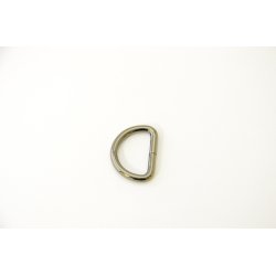 D-ring - sort/gunmetal