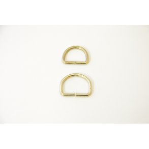 D-ringe - forniklede