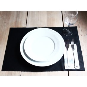 D�kkeserviet i skind - Firkantet