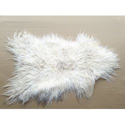 Islandske lammeskind Hvid/brun